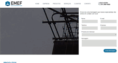 Desktop Screenshot of emef.com.br